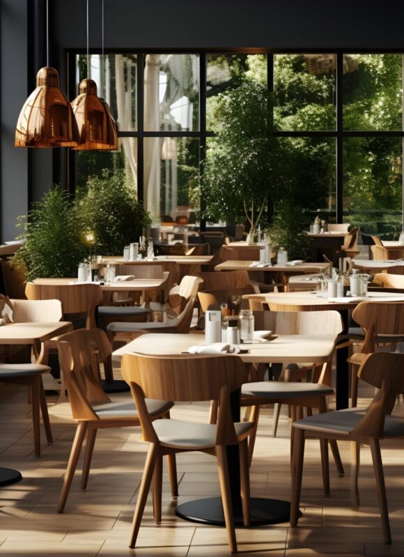 RESTAURANT Salle d'un restaurant professionnel imaginé par Conceptah